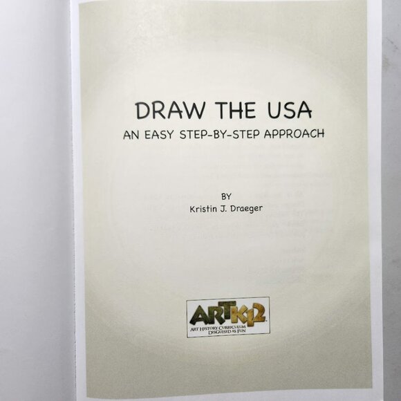 Draw the World USA Paperback Book Drawing Geography Map Social Studies Art ArtK1 - Picture 11 of 16